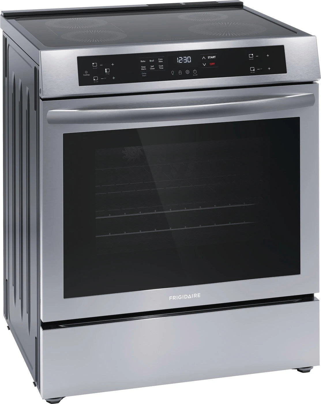 Frigidaire 30" Front Control Induction Range with Convection Bake - (FCFI3083AS) - FRIGIDAIRE