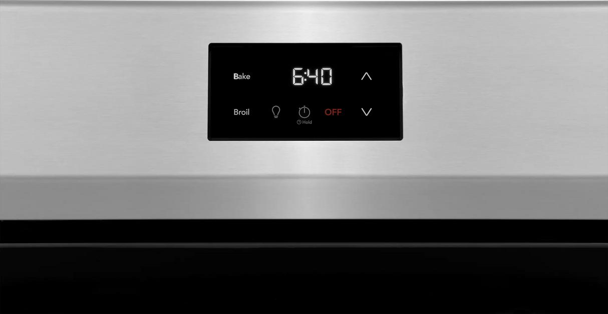 Frigidaire 30" Freestanding Electric Coil Range, 5.3 Cu. Ft., Stainless Steel - FCRC3012BS