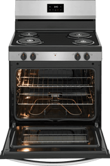 Frigidaire 30" Freestanding Electric Coil Range, 5.3 Cu. Ft., Stainless Steel - FCRC3012BS
