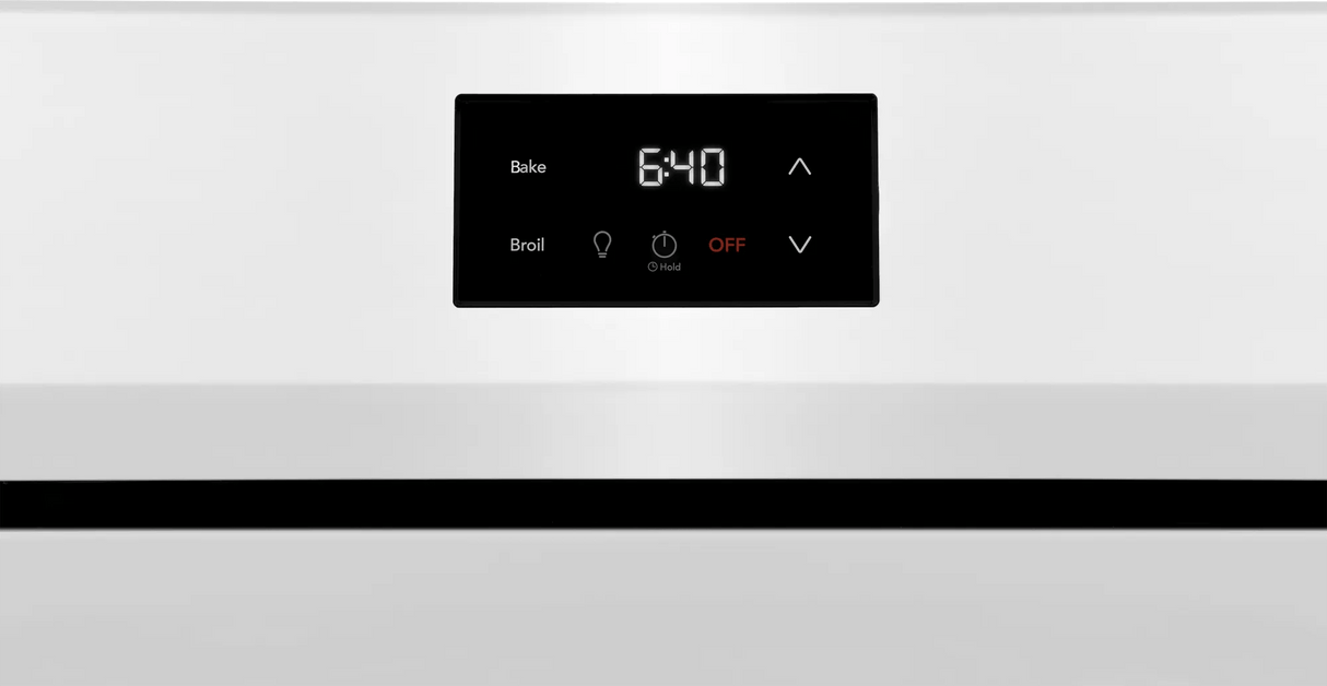Frigidaire FCRC3012BW control panel detail