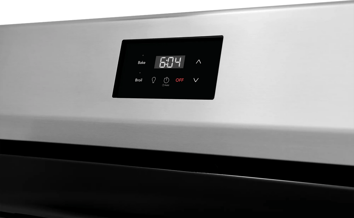 Frigidaire 30" Freestanding Electric Range with Quick Boil &amp; Dual Element, 5.3 Cu. Ft., Stainless Steel - FCRE3050BS