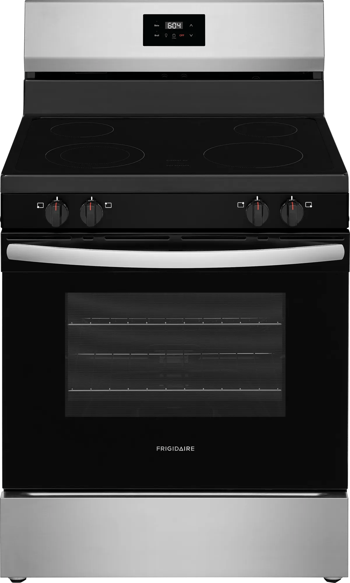 Frigidaire 30" Freestanding Electric Range with Quick Boil &amp; Dual Element, 5.3 Cu. Ft., Stainless Steel - FCRE3050BS