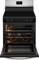 Frigidaire 30" Freestanding Electric Range with Quick Boil &amp; Dual Element, 5.3 Cu. Ft., Stainless Steel - FCRE3050BS
