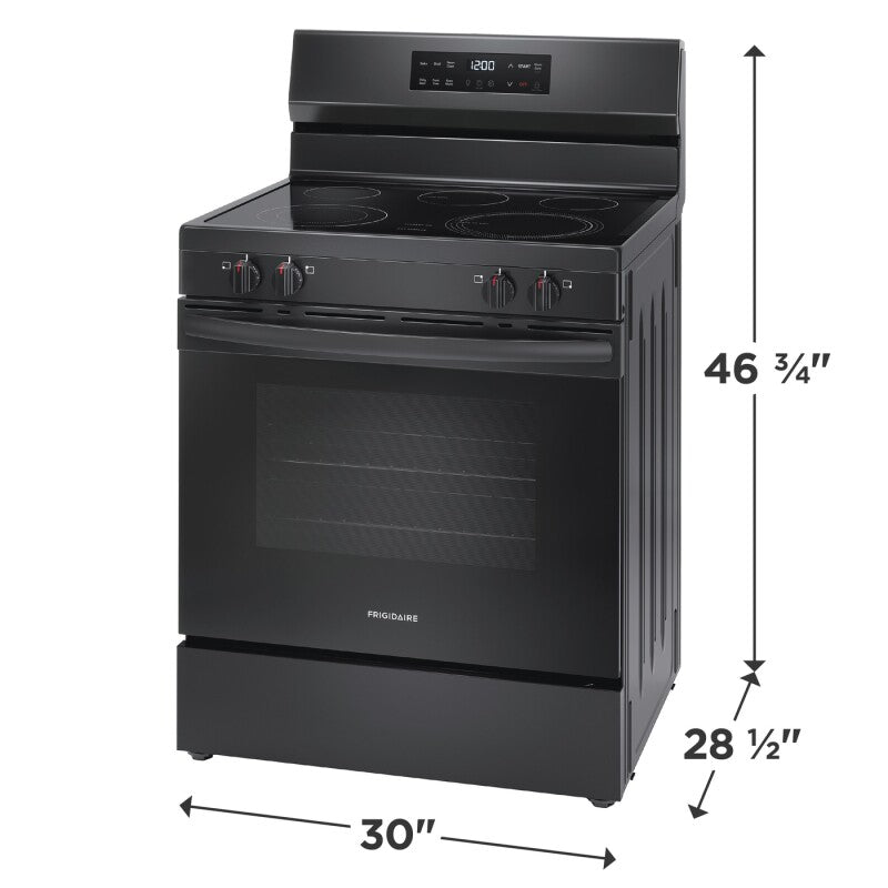 Frigidaire 30" Electric Range with the EvenTemp(R) - (FCRE3062AB) - FRIGIDAIRE