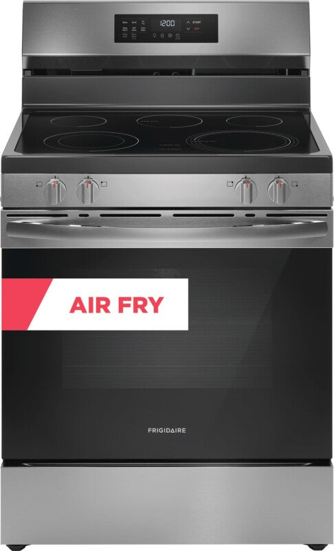 Frigidaire 30" Electric Range with Air Fry - (FCRE3083AS) - FRIGIDAIRE