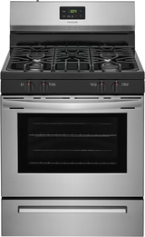 Frigidaire 30" Gas Range - (FCRG3051AS) - FRIGIDAIRE