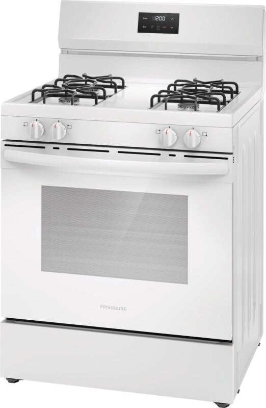 Frigidaire 30" Gas Range - (FCRG3051BW) - FRIGIDAIRE