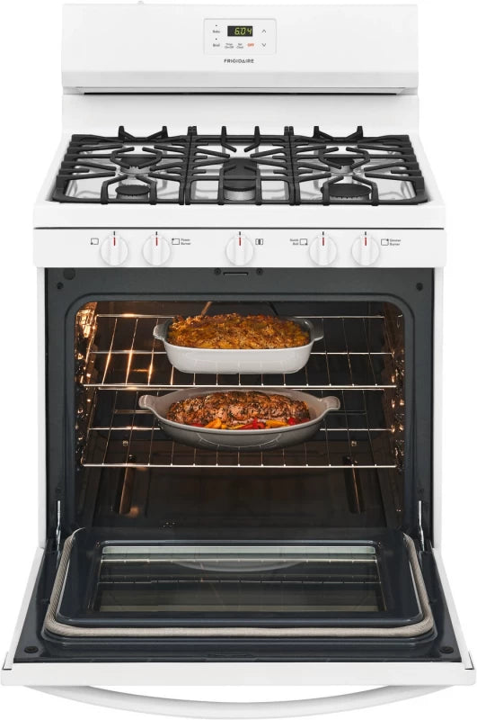 Frigidaire 30" Gas Range - (FCRG3052AW) - FRIGIDAIRE