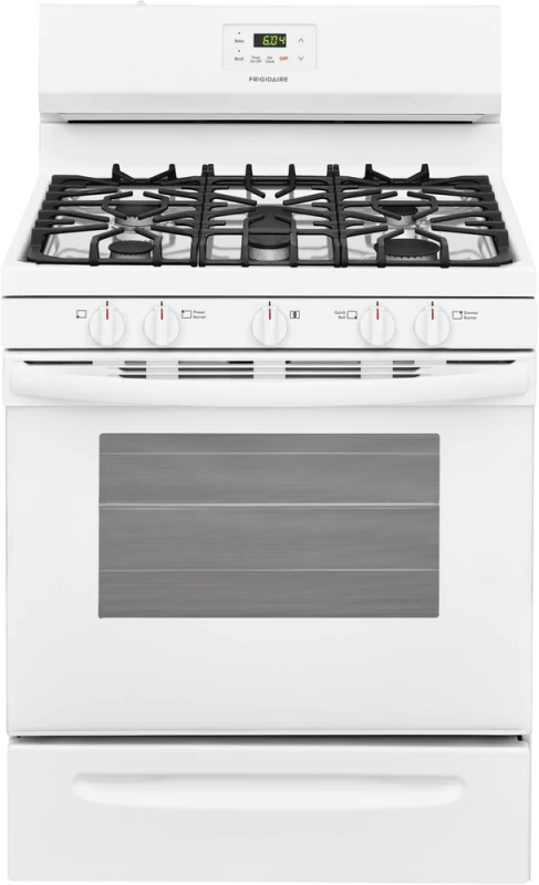Frigidaire 30" Gas Range - (FCRG3052AW) - FRIGIDAIRE