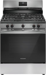 FCRG3052BS- Frigidaire 30" Gas Range With 5 Sealed Burners 5.1 cu. ft. Oven Capacity Stainless Steel - (FCRG3052BS) - FRIGIDAIRE