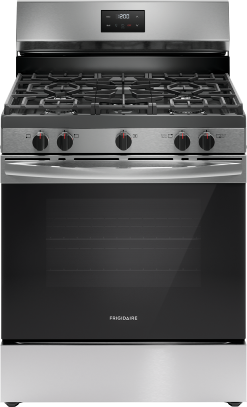 FCRG3052BS- Frigidaire 30" Gas Range With 5 Sealed Burners 5.1 cu. ft. Oven Capacity Stainless Steel - (FCRG3052BS) - FRIGIDAIRE