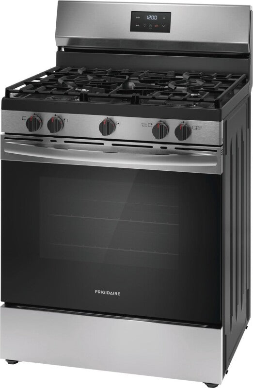 FCRG3052BS- Frigidaire 30" Gas Range With 5 Sealed Burners 5.1 cu. ft. Oven Capacity Stainless Steel - (FCRG3052BS) - FRIGIDAIRE