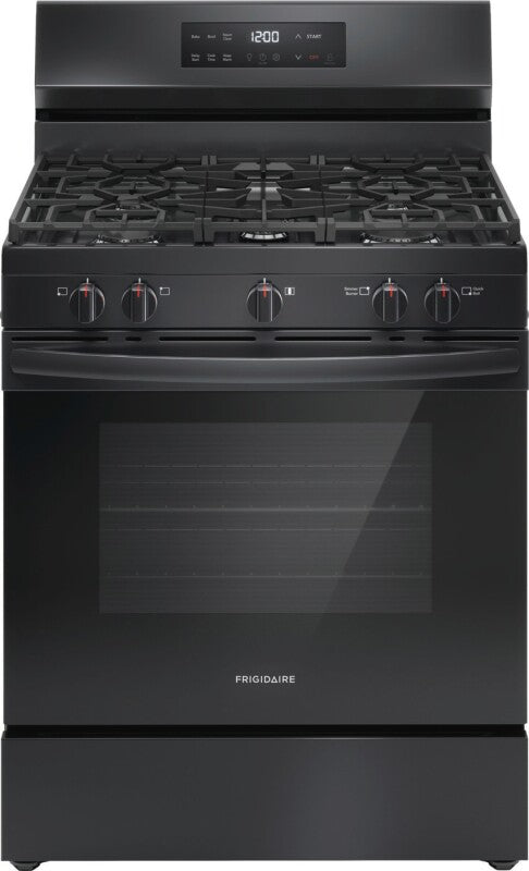Frigidaire 30" Gas Range with Quick Boil - (FCRG3062AB) - FRIGIDAIRE