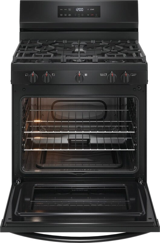 Frigidaire 30" Gas Range with Quick Boil - (FCRG3062AB) - FRIGIDAIRE