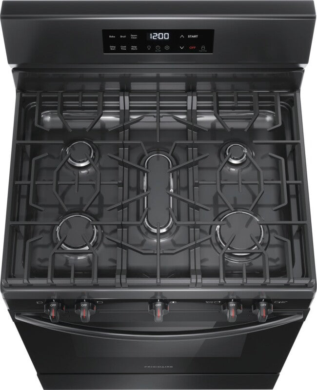 Frigidaire 30" Gas Range with Quick Boil - (FCRG3062AB) - FRIGIDAIRE