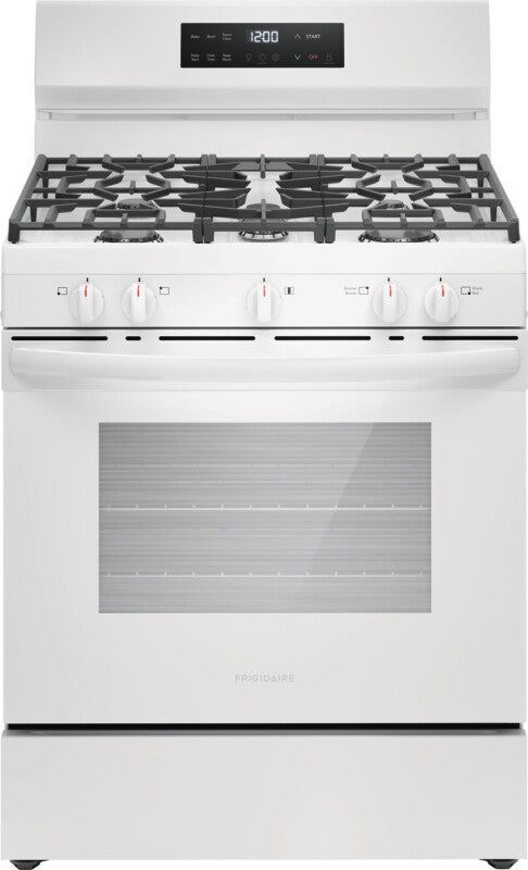 Frigidaire 30" Gas Range with Quick Boil - (FCRG3062AW) - FRIGIDAIRE