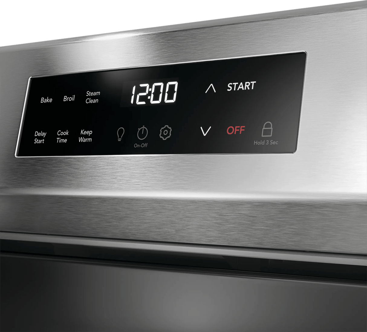 Frigidaire 30" Freestanding Gas Range with Quick Boil &amp; Steam Clean, 5.1 Cu. Ft., Stainless Steel - FCRG306LAF