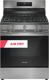 Frigidaire 30" Gas Range with Air Fry - (FCRG3083AS) - FRIGIDAIRE