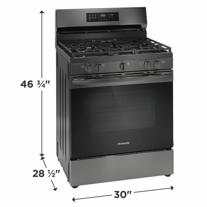 Frigidaire 30" Gas Range with Air Fry - (FCRG3083AS) - FRIGIDAIRE