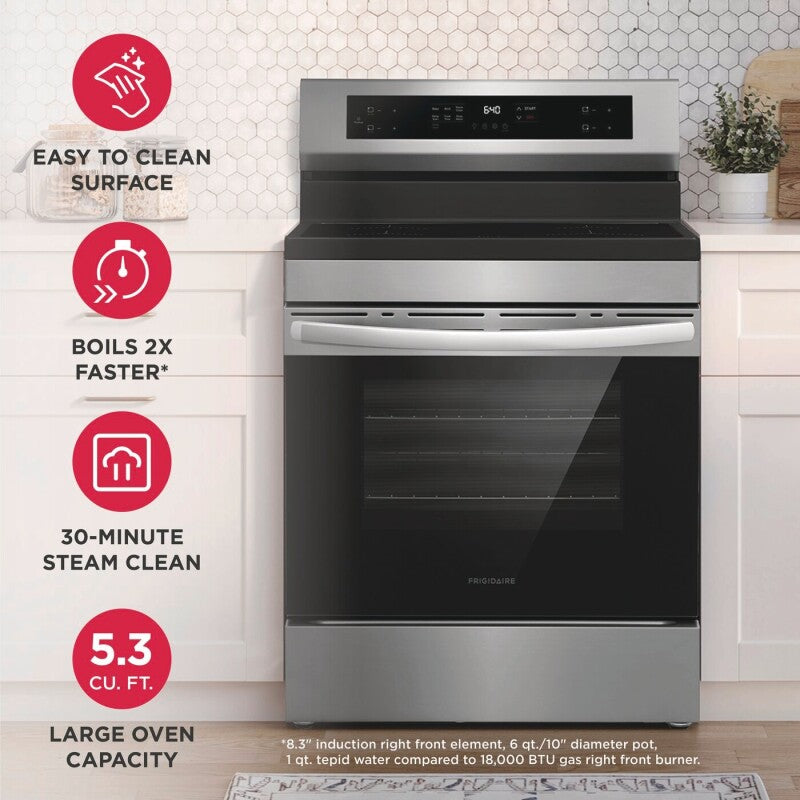 30" Rear Control Induction Range - (FCRI3062AS) -