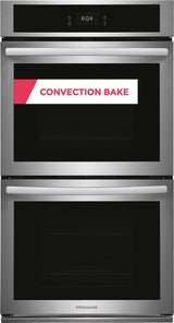 Frigidaire 27" Double Electric Wall Oven with Fan Convection - (FCWD2727AS) - FRIGIDAIRE