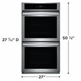 Frigidaire 27" Double Electric Wall Oven with Fan Convection - (FCWD2727AS) - FRIGIDAIRE