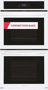 Frigidaire 27" Double Electric Wall Oven with Fan Convection - (FCWD2727AW) - FRIGIDAIRE