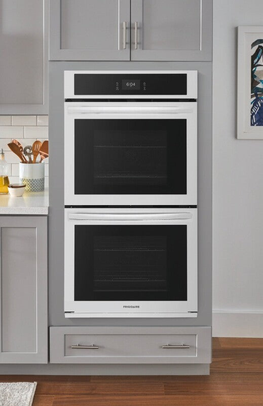 Frigidaire 27" Double Electric Wall Oven with Fan Convection - (FCWD2727AW) - FRIGIDAIRE
