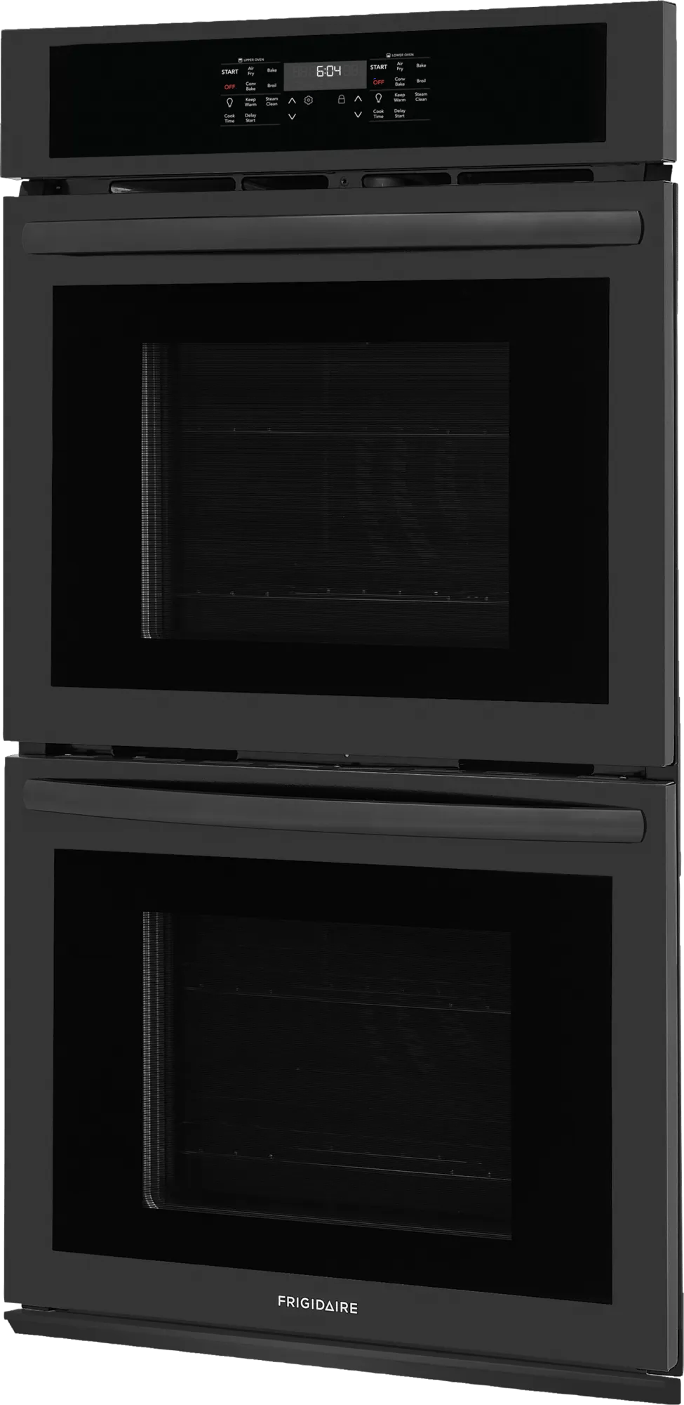 Frigidaire 27" Double Electric Wall Oven with Convection, Black - FCWD2730AB