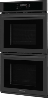 Frigidaire 27" Double Electric Wall Oven with Convection, Black - FCWD2730AB