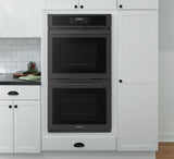 Frigidaire 27" Double Electric Wall Oven with Convection, Black - FCWD2730AB