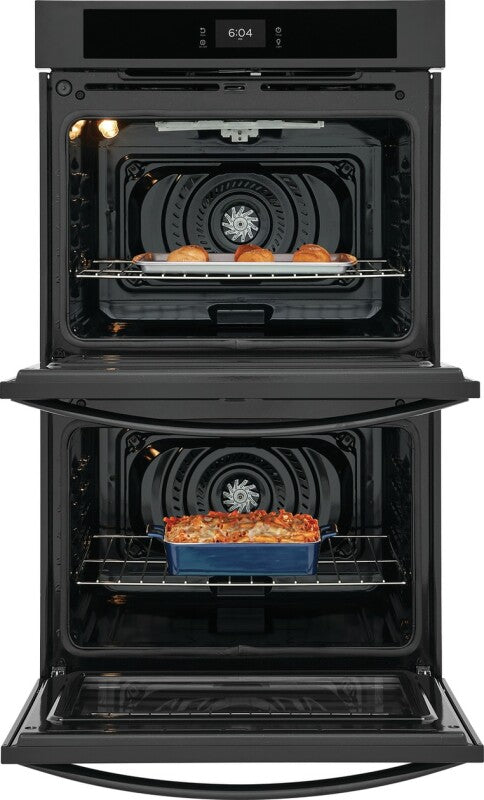 Frigidaire 30" Double Electric Wall Oven with Fan Convection - (FCWD3027AB) - FRIGIDAIRE