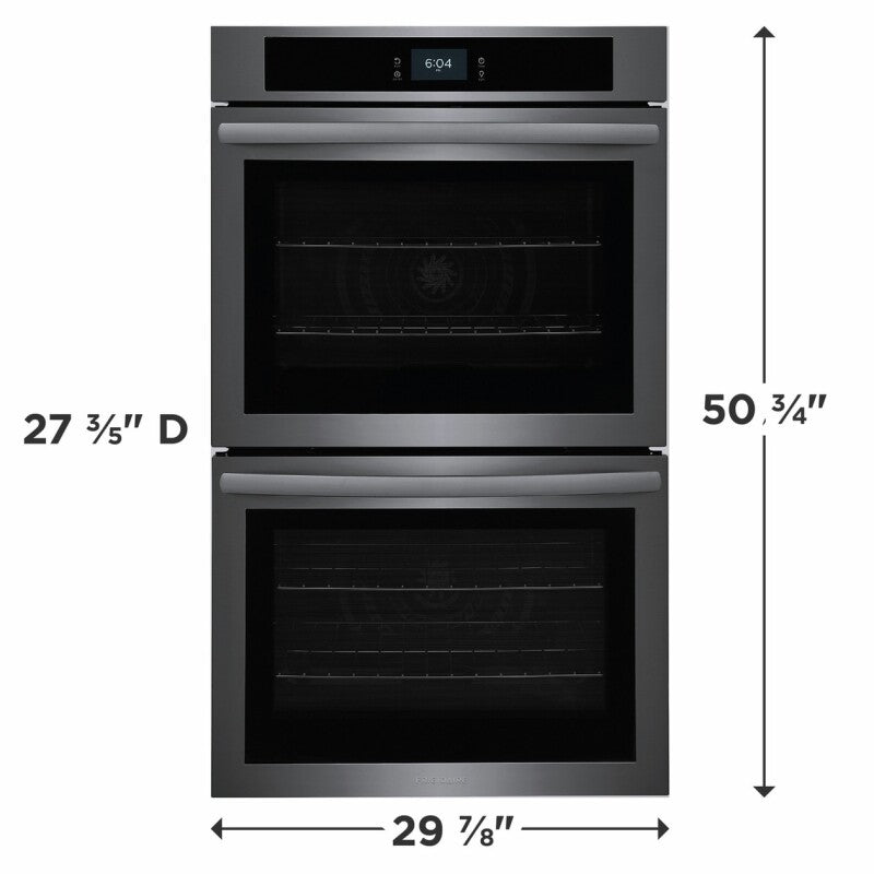 Frigidaire 30" Double Electric Wall Oven with Fan Convection - (FCWD3027AD) - FRIGIDAIRE