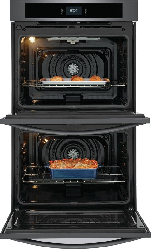 Frigidaire 30" Double Electric Wall Oven with Fan Convection - (FCWD3027AD) - FRIGIDAIRE