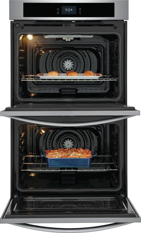 Frigidaire 30" Double Electric Wall Oven with Fan Convection - (FCWD3027AS) - FRIGIDAIRE