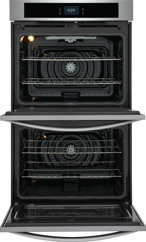 Frigidaire 30" Double Electric Wall Oven with Fan Convection - (FCWD3027AS) - FRIGIDAIRE