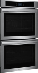 Frigidaire 30" Double Electric Wall Oven with Convection, 10.6 Cu. Ft., Stainless Steel - FCWD302LAF