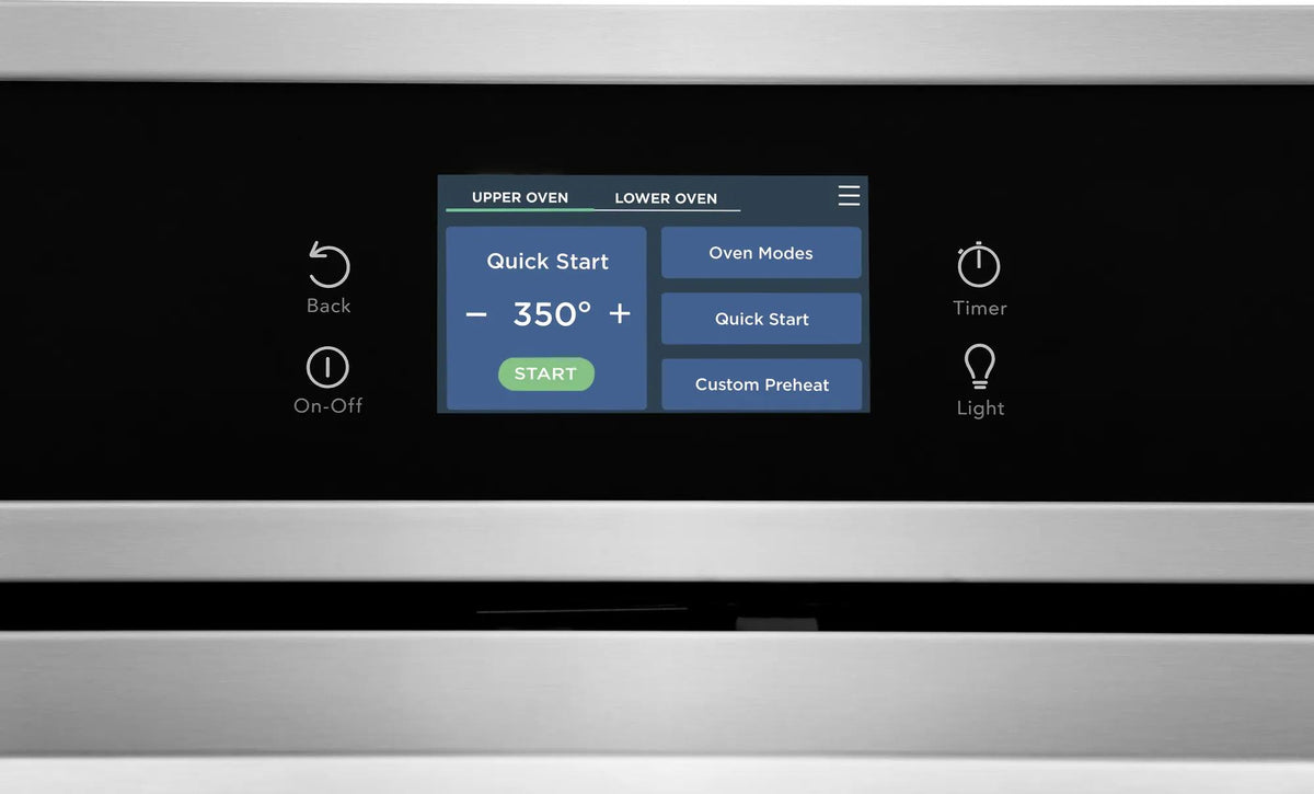 Frigidaire 30" Double Electric Wall Oven with Convection, 10.6 Cu. Ft., Stainless Steel - FCWD302LAF