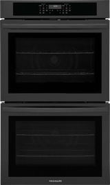Frigidaire 30" Double Electric Wall Oven with Air Fry &amp; Convection, 10.6 Cu. Ft., Black - FCWD3030AB