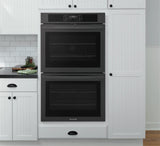 Frigidaire 30" Double Electric Wall Oven with Air Fry &amp; Convection, 10.6 Cu. Ft., Black - FCWD3030AB
