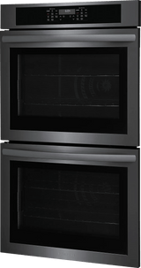 Frigidaire 30" Double Electric Wall Oven with Air Fry &amp; Convection, 10.6 Cu. Ft., Black Stainless Steel - FCWD3030AD