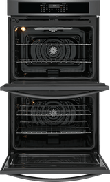 Frigidaire 30" Double Electric Wall Oven with Air Fry &amp; Convection, 10.6 Cu. Ft., Black Stainless Steel - FCWD3030AD