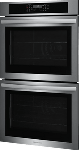 Frigidaire 30" Double Electric Wall Oven with Air Fry &amp; Convection, 10.6 Cu. Ft., Stainless Steel - FCWD3030AS