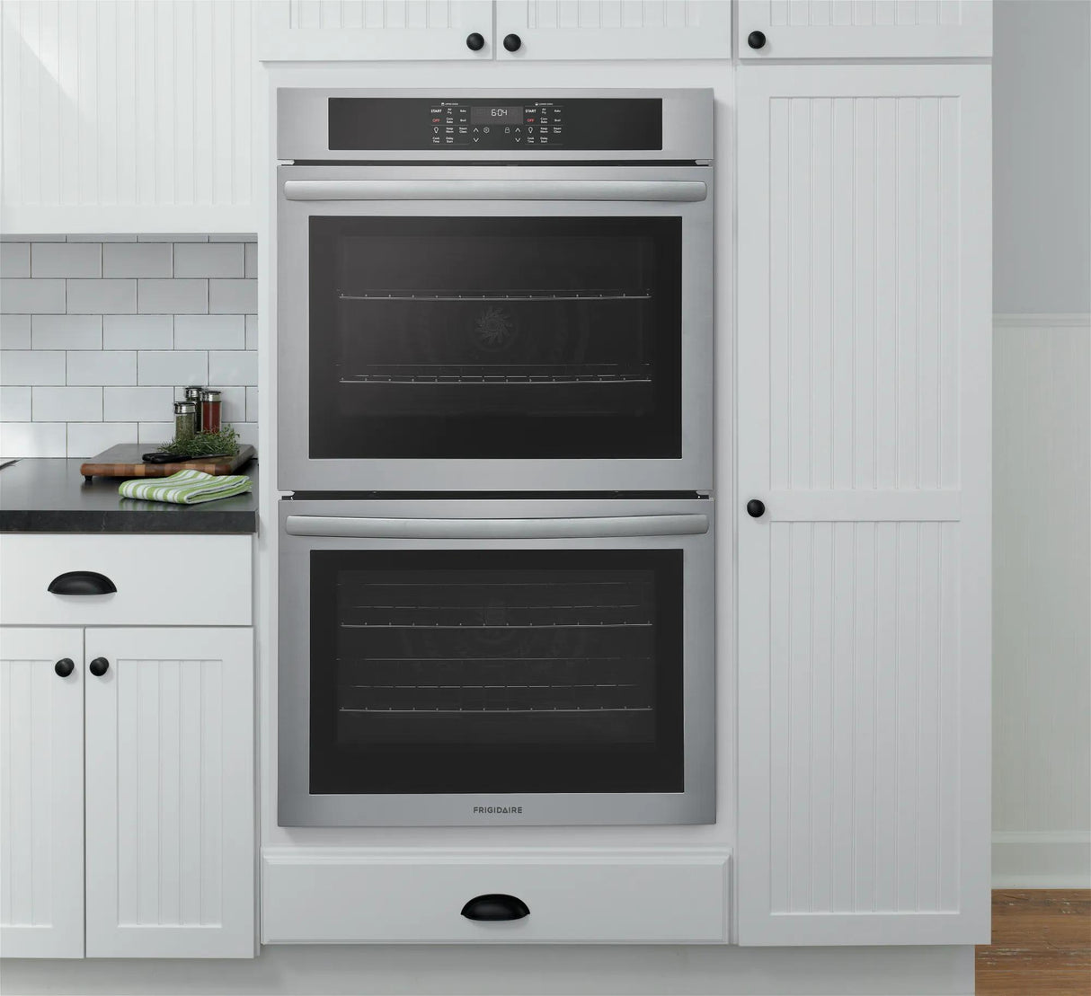Frigidaire 30" Double Electric Wall Oven with Air Fry &amp; Convection, 10.6 Cu. Ft., Stainless Steel - FCWD3030AS