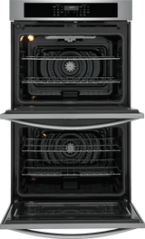Frigidaire 30" Double Electric Wall Oven with Air Fry &amp; Convection, 10.6 Cu. Ft., Stainless Steel - FCWD3030AS