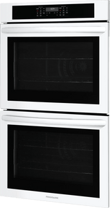 Frigidaire 30" Double Electric Wall Oven with Air Fry &amp; Convection, 10.6 Cu. Ft., White - FCWD3030AW