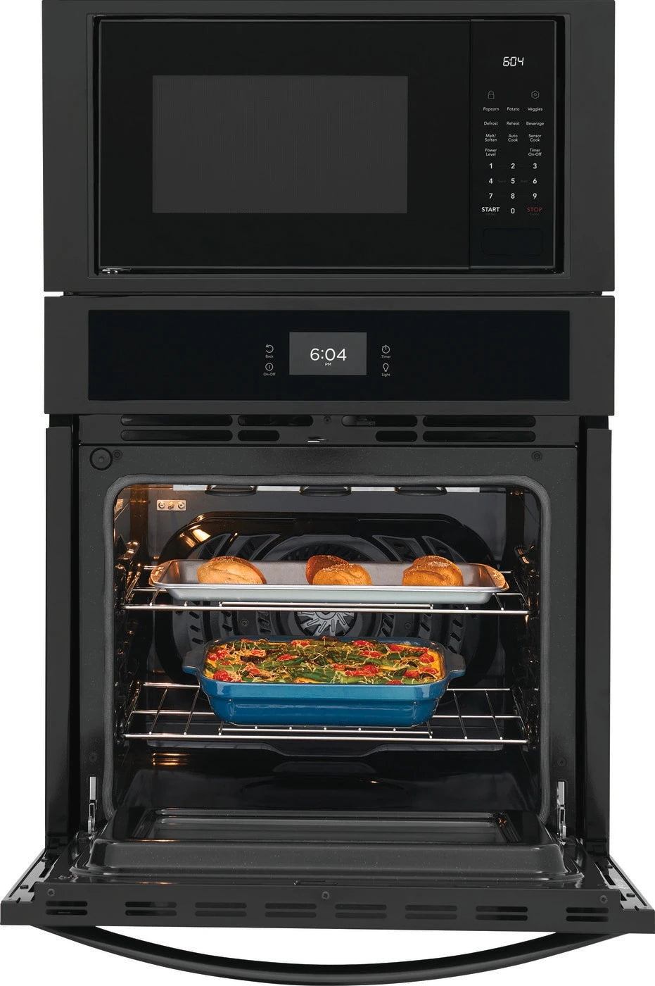 Frigidaire 27" Electric Wall Oven and Microwave Combination - (FCWM2727AB) - FRIGIDAIRE