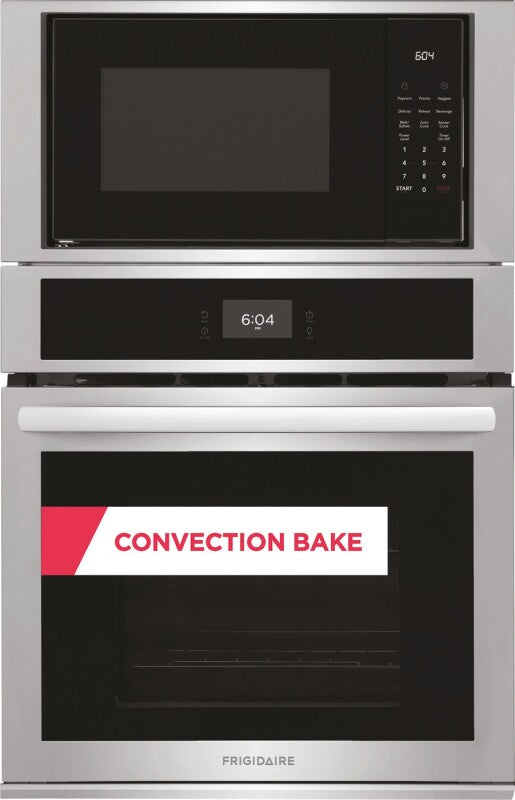 Frigidaire 27" Electric Wall Oven and Microwave Combination - (FCWM2727AS) - FRIGIDAIRE