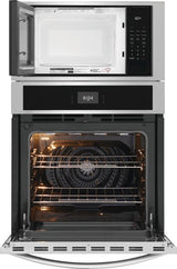 Frigidaire 27" Electric Wall Oven and Microwave Combination - (FCWM2727AS) - FRIGIDAIRE