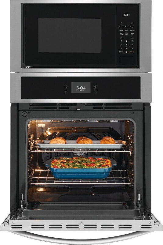 Frigidaire 27" Electric Wall Oven and Microwave Combination - (FCWM2727AS) - FRIGIDAIRE